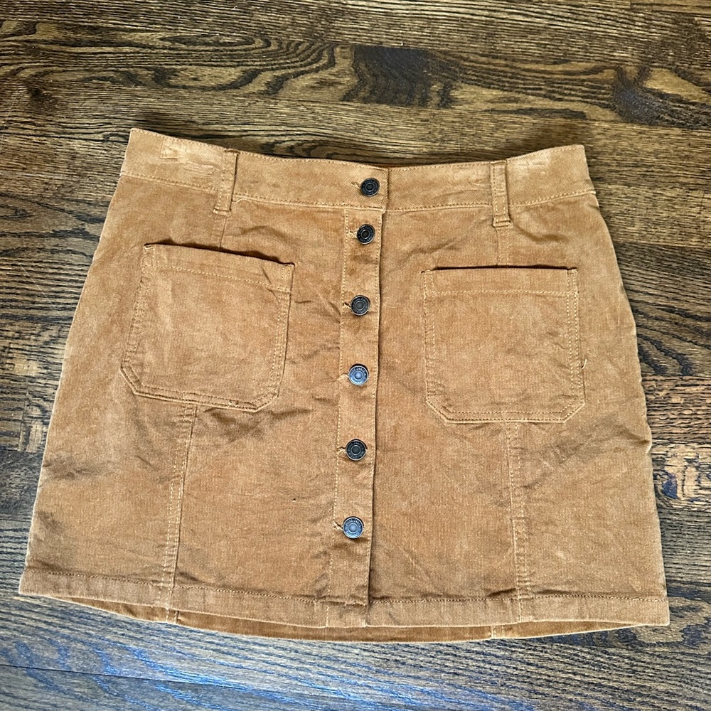 Mudd Tan Corduroy Mini Skirt , Size 11